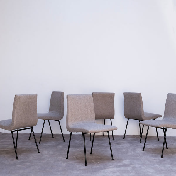 Set of 6 Dining Chairs by Pierre Paulin for Meuble TV Set of 6 Dining Chairs by Pierre Paulin for Meuble TV