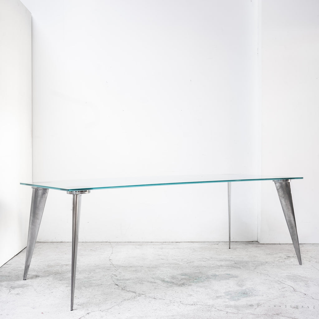 Table, Starck, Driade, スタルク, テーブル, ガラス天板, ポストモダン