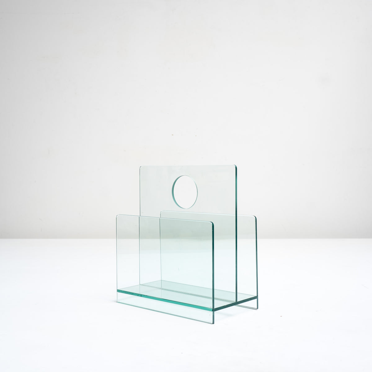 Glass Magazine Book Rack,Italy – Archeologie Studio ONLINE SHOP