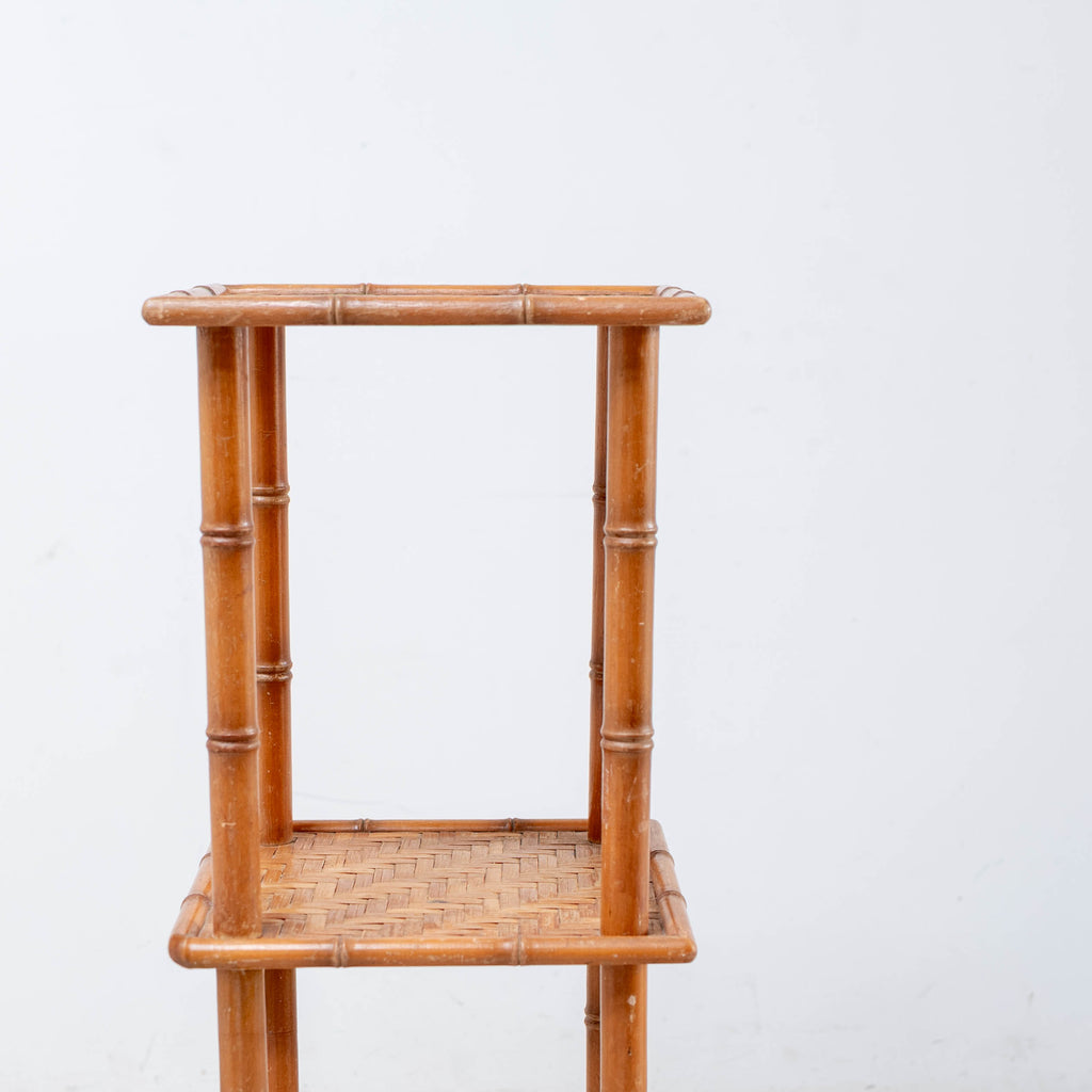 Vintage French Bamboo Open shelf , オープンシェルフ , 竹 , フランス 