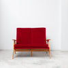 SK-640 ,2-Seater Sofa , Pierre Guariche ,Steiner ,ピエールガーリッシュ, レッドソファ, 2シーターソファ, ソファ, シュタイナー社