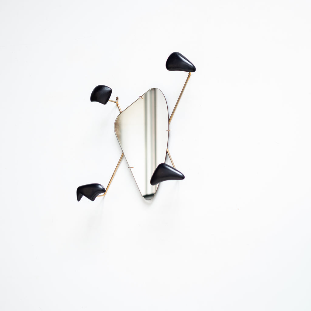 Coat Rack Mirror by Georges Jouve , mirror , ミラー , ジューブ