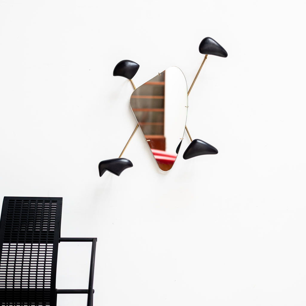 Coat Rack Mirror by Georges Jouve , mirror , ミラー , ジューブ