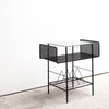  Metal Side Table , Geometric , France, Magazine Rack, 1980s , サイドテーブル, メタル, フランス, マガジンラック