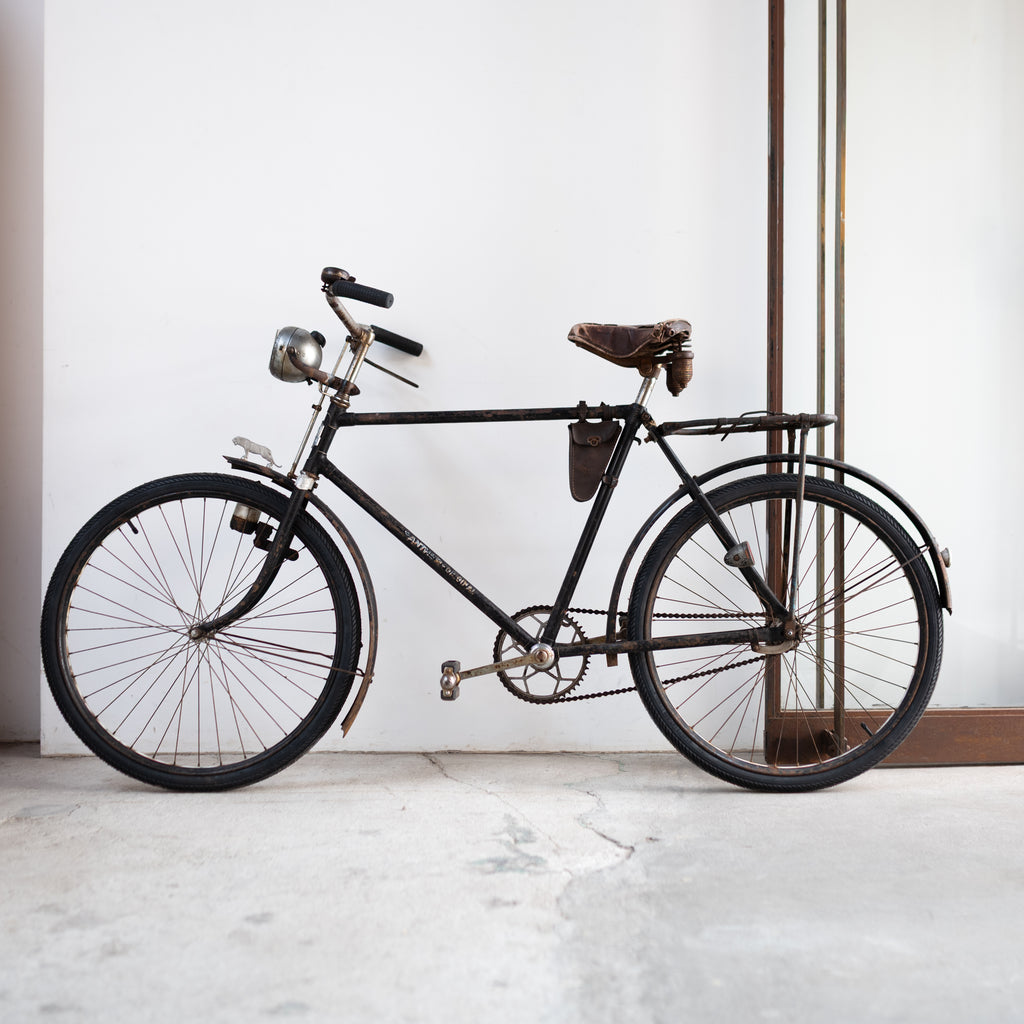 Vintage Bicycle, Bicycle, Vintage Panther Original Bicycle, Panther, Germany, 1930s, 1940s, leather saddle,自転車, ドイツ, ヴィンテージ自転車,  レザーサドル