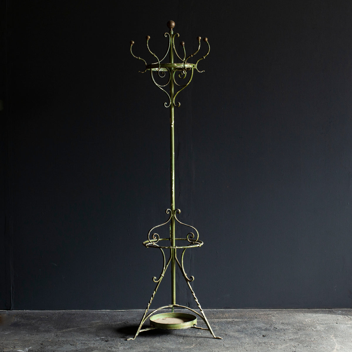 Early 20th Century Wrought Iron Hat and Coat Stand ｜ ロートアイアン ハットスタンド