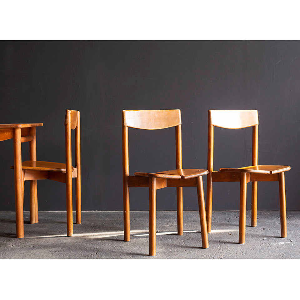 木製椅子Pierre Gautier-Delaye ピエール・ゴーティエ・ディレイ　椅子